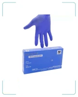 دستکش معاینه نیتریل آبی بدون پودر MY GLOVE