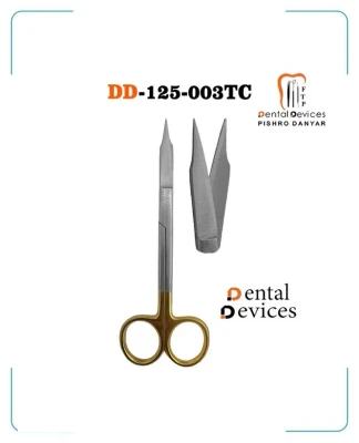 قیچی جراحی مستقیم تنگستن کارباید TC دنتال دیوایس